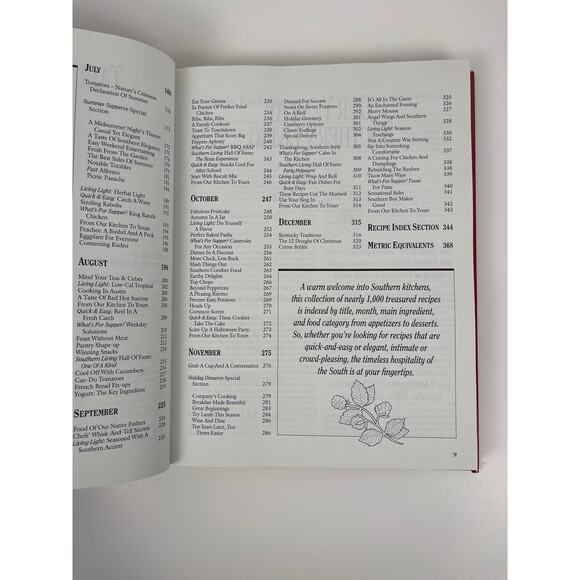 Southern Living 1995 Annual Recipes Book Vintage Entertaining Ideas Tips - Picture 6 of 6